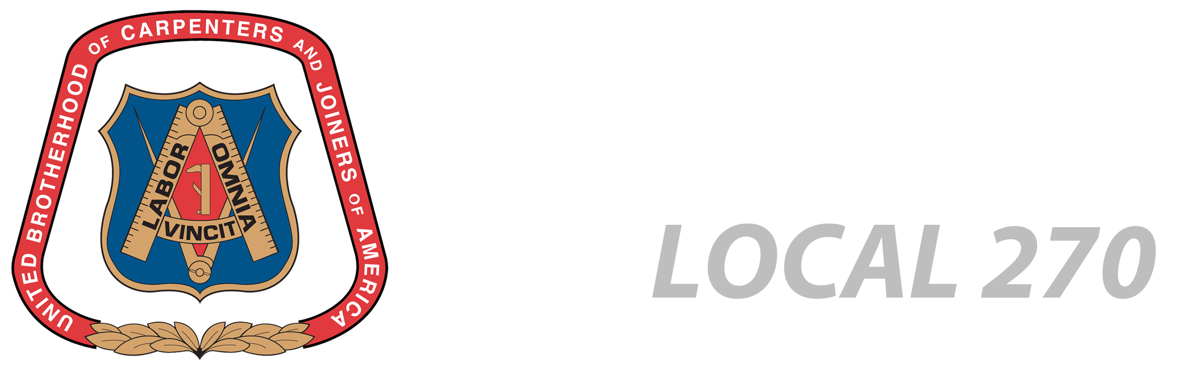 Carpenters Local 270 white Logo